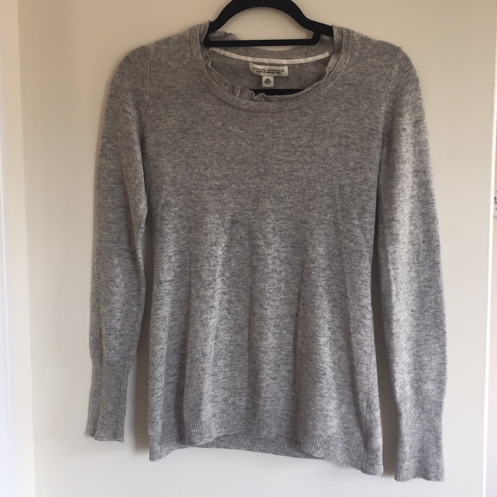 Banana Republic Ruffled Collar Sweater